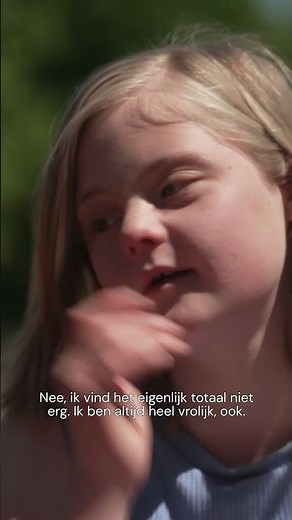 Amerins beseft vaak niet dat ze het downsyndroom heeft #jzhmhjr #npozapp