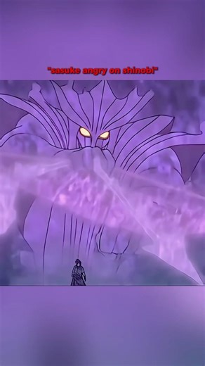 Sasu ke angry on Shinobis 🔥💯 #shorts #anime