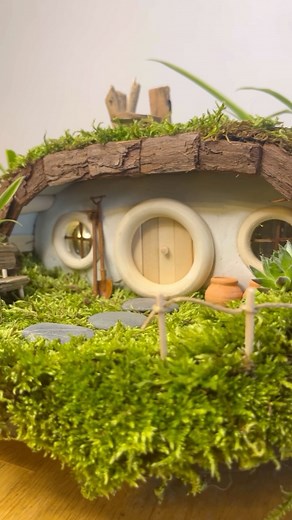Maryinthefairyland on Instagram: "Remember when I built the hobbit house? It was one of my favorite projects, and I’ve been thinking… it’s time for a new version! 🛠️ But before I dive in, I’d love to hear from you: If you could change or add anything to the hobbit house, what would it be? A secret garden? Tiny lights? A mushroom roof? Let your imagination run wild! 🍄🏡 Comment your ideas below, and let’s create something magical together. 💫 #HobbitHouse #FairyTaleDesign #MiniatureArt #FairyGa
