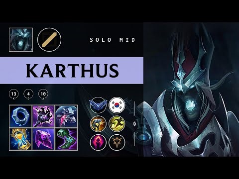 Karthus Mid vs Corki - KR Diamond Patch 25.24