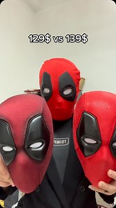 Compare Deadpool 2 and Deadpool 3 masks #Deadpool #deadpool2 #deadpool3 #deadpoolandwolverine #deadpoolmask #deadpoolcosplay #deadpoolmovie | Pipospidey