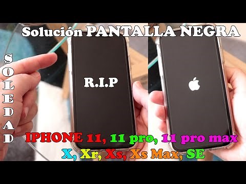 BLACK SCREEN IPHONE 11, 11 pro, 11 Pro Max, X, Xr, Xs, Xs Max and SE - SIMPLE AND QUICK SOLUTION