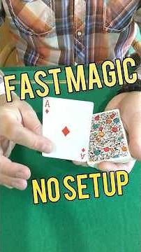 Fast & Cool Card Trick with Any Deck [tutorial] #magic