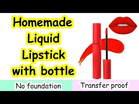 How To Make Liquid Lipstick At Home | DIY Liquid Lipstick | Homemade Liquid Lipstick