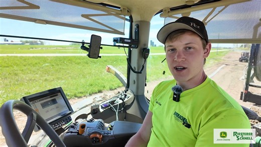 18K views · 114 reactions | Braiden from Dvorachek Farm & Industry LLC utilizing a John Deere 8R 370 with a 28’ Bazooka Farm Star Toolbar to applicate nutrients at Wayside Dairy. They are measuring liquid manure nutrient levels in real time with John Deere’s Manure Constituent Sensing. #JohnDeere #RandS #Wayside #Manure | Riesterer & Schnell | Facebook