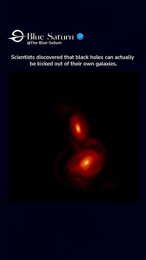 This black hole was kicked out of its galaxy by gravity alone.