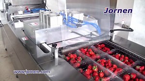 1.1K views · 21 reactions | Thermoforming Packaging Machine Optional vacuum and gas flushing systems create modified atmosphere packages constructed in corrosion resistant materiales a full stainless steel structure (AISI 304) | Jornen Pharmaceutical Machinery | Facebook