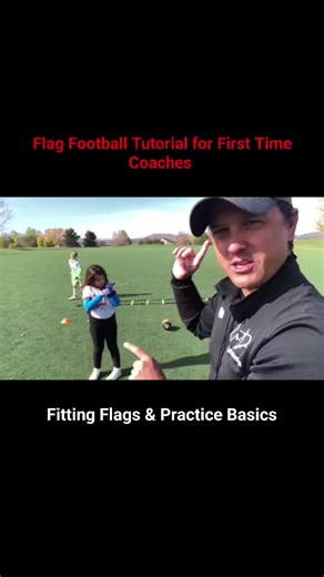 Coach D on Instagram: "Fitting Flags & Practice Basics 🔥🏈 Flag Football Tutorial for First Time Coaches Easy drill for new players or those struggling to learn to backpedal and pursuit across the field! Great for older kids in middle school and high school. Perfect for any practice or for parents to run with kids at home. Get them to quickly move across the field and shut down the offense. Get some! 🏈🔥 Need Coaching Tools? Looking for playbooks, practices, drills, wristbands or equipment? St