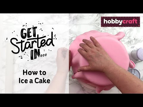 How to Ice a Cake with Cake Size Guide | Get Started In Cake Decorating | Hobbycraft
