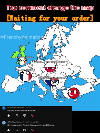 Day 2 of top comment change the map !