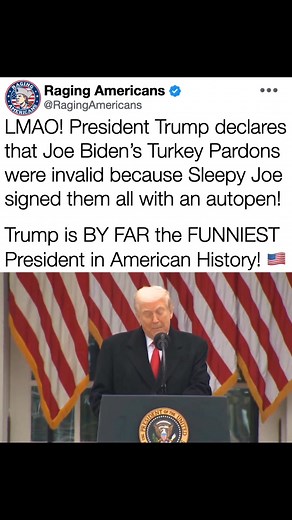 745K views · 37K reactions | Trump is the funniest President in American history!  | Raging Americans | Facebook