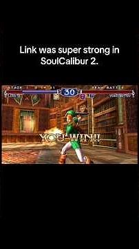 Link was super strong in SoulCalibur 2. #short