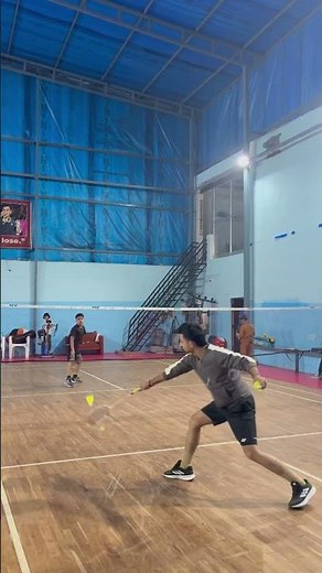 Intermediate level: where rallies get real 🔥🏸 #Badminton #RallyGame #Consistency #ShotControl