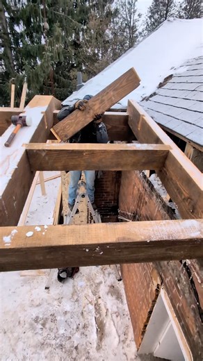 Timeless Timber on Instagram: "Putting in the little purlins and they fit perfectly! Our timber frame structures can be used in many different applications, whether homes, barns, cottages or businesses. Wherever you need, we have you covered. Contact our design team to plan your timber frame project today!"