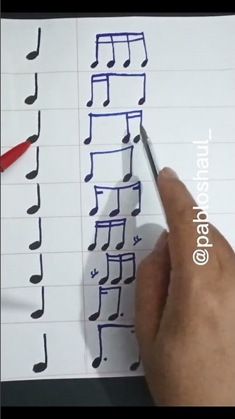 Exercício de Leitura de partitura rítmica - Pratica de Partituras + metrônomo, para iniciantes!