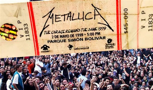Metallica en Colombia: 25 años después