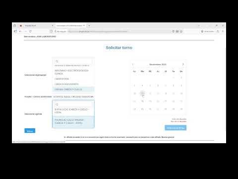 Portal del paciente turnos por web. Software hospitalario