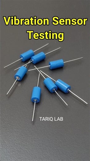 Vibration sensor testing with multimeter