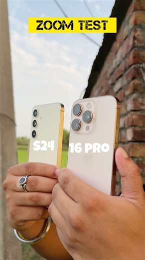 Samsung s24 vs iPhone 16 pro zoom test 🔥