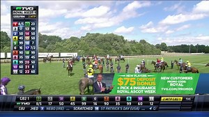 The Queen Mary Stakes kicks off today's racing at Ascot! Scott Hazelton connects with Trainer Wesley Ward on his contender, #1, Chelsea Cloisters! Tune-in now for on-site coverage from #RoyalAscot provided by Al Basti Equiworld Dubai at tvg.com/live & on Watch TVG! | FanDuel Racing