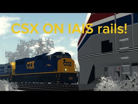 CSX on IAIS rails (a Short trains baseplate film)