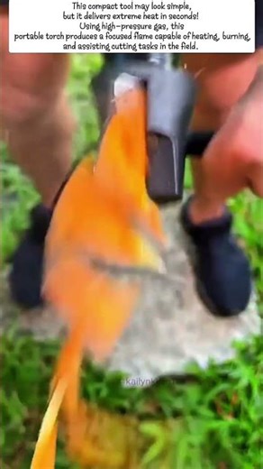 Insane Portable Fire Tool 🔥 Powerful Gas Torch in Action!
