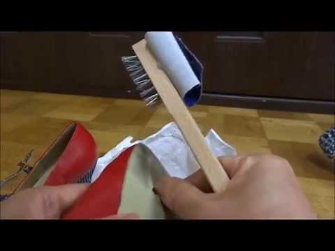 社交ダンスシューズのお手入れ（靴の底面をワイヤーブラシで掻く！）
