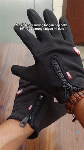 Sarung tangan touch screen HP motor & sepeda #shorts
