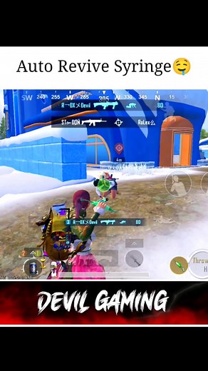 Auto Revive Syringe🤤💉❔#shorts #bgmi #youtubeshorts