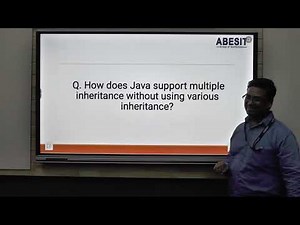 OOPS | Multiple Inheritance | Interface | Super Keyword | Training & Placement | ABESIT