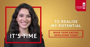 Enhance your career prospects with an online Masters. Study whenever and wherever you want with our 30 #Postgraduate distance learning degrees. Join our Virtual Open Event on 19 May, 4pm-6pm, to find out more: http://orlo.uk/orATW | University of Staffordshire