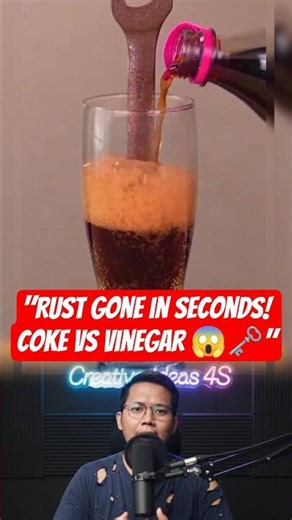 Rusty Key Disaster? Coca-Cola vs. Vinegar — Which Wins? 😱🗝️ #LifeHacks