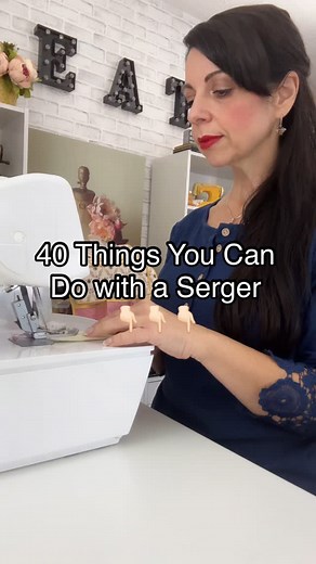 Sue O'Very I Serger Coach |  40 Things You Can Do with a Serger!  Sergers aren’t just for finishing edges—here are 40 ways you can use yours! ⬇️ 1️⃣ Finish raw edges... | Instagram