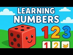 🎲 Learn Numbers with Dice! | Fun Counting Game for Kids