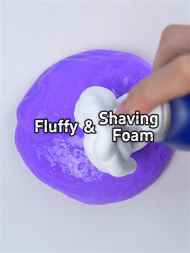 Can fluffy slime be mixed with shaving foam?#slime #slimes #slymuslime #slymu #relax #diy #mix #slimemix #amazing #makingslime #fluffy #fluffyslimeasmr #shavingfoam