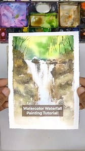 Dive into the mesmerizing world of watercolor waterfall painting! 🌊✨ Follow along as we create stunning cascades with ease. From sketch to finishing touches, you'll master every step! Save this reel to unlock your artistic potential and share the beauty of nature with your friends. Let's make a splash! 💦 #WatercolorArt #WaterfallPainting #ArtTutorial #CreativeProcess #NatureInspired #ArtisticJourney #HappyPainting #ArtOfTheDay #LearnToPaint #ArtistsOnInstagram #WatercolorTips #watercolour #wat