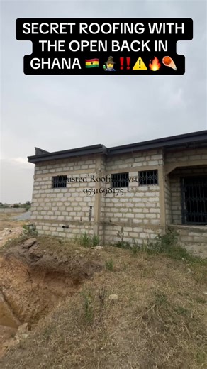 SECRET ROOFING WITH BACK OPENING EXPLANATION IN GHANA, COST FREE #bestcompany #secret #trusttheprocess #woodworking #trusted TRUSTED ROOFING SYSTEM ✅