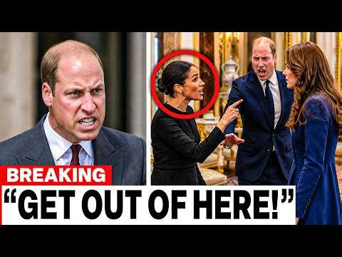 William LOSES CONTROL After Meghan ATTACKS Princess Kate In Front Of Charles And Anne