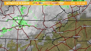 10:40 AM: The clouds are moving in and spotty showers will gradually arrive this afternoon. The "hit or miss" style rain will continue through the evening and last overnight into the early morning hours of Labor Day. | WBIR Weather