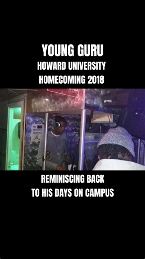 Young Guru On The Mic at Howard University Homecoming 2018