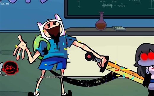 FNF COVER Quiet-Retro但是是finn和sky唱