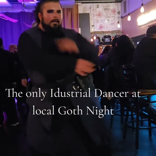 The Only Industrial Dancer at this place #dance #industrialdance #goth #gothfashion #cybergoth #ebm