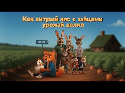 Как хитрый лис с зайцами урожай делил | Трейлер