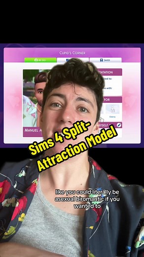 !!! Also rad cause half our community is poly haha #asexual #aromantic #aroace #polyamory #sims4 #sims #datingsim #lgbtq #splitattractionmodel