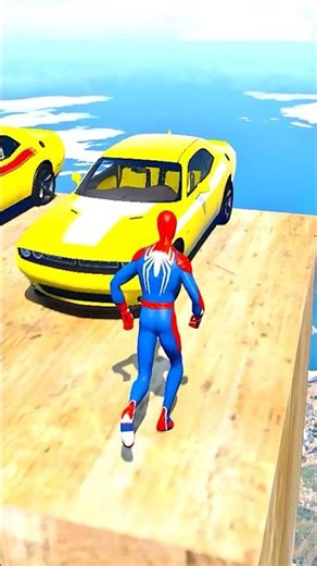 GTA 5 Epic Water Ragdolls Spiderman Jump/Fails Ep25 #shorts