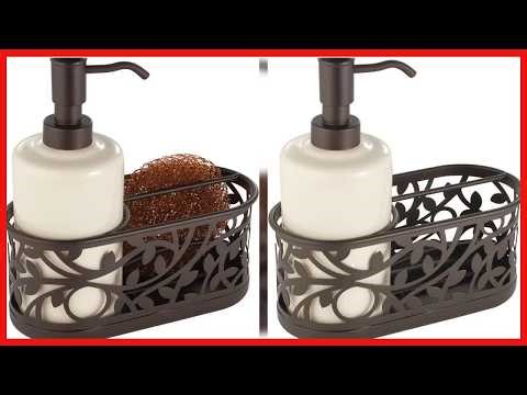 Organize Your Space with the iDesign Vine Soap Pump Caddy: Stylish, Durable, and Compact