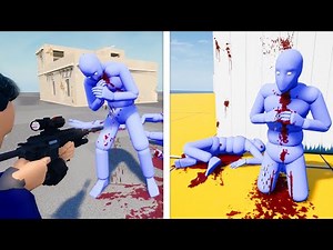 HyperBox - Very Realistic Physics! Active Euphoria Ragdoll and Gore! #70