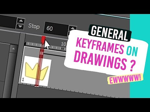 BASICS - Keyframes VS Drawings (Harmony)