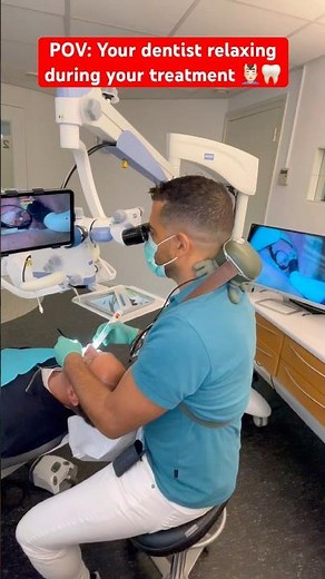 POV: Your Dentist Is Relaxing During Your Treatment 😂