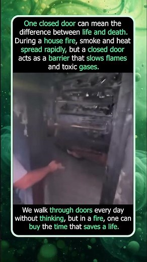 Why Closing Your Door During a Fire Can Save Your Life